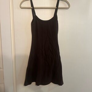 Brown spaghetti strap mini dress size small